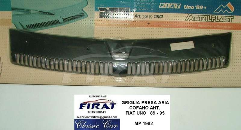 GRIGLIA PRESA ARIA COFANO FIAT UNO 89 - 95